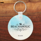 Strand Personalisiert Schlüsselanhänger (Rückseite)