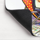 Strand-Pinguin Mousepad (Ecke)