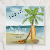 Strand - Pop! Wenn sie Pop! Geschenkanhänger (Rückseite)