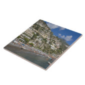 Strand Positano, Kampanien, Italien Fliese (Seite)