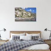 Strand Positano, Kampanien, Italien Leinwanddruck (Insitu (Schlafzimmer))