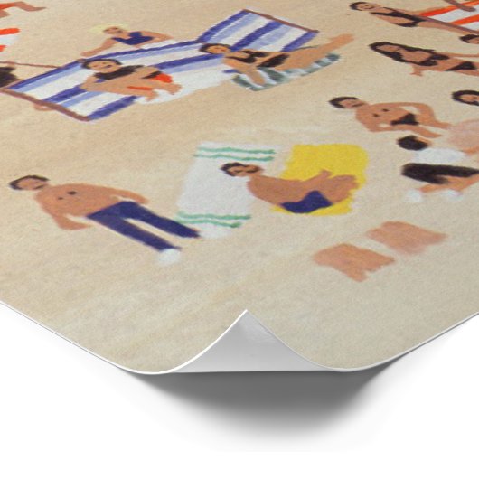 Strand Poster (Ecke)