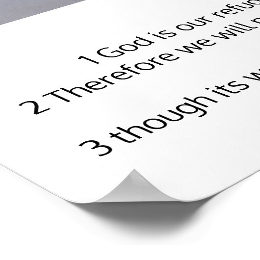 Strand Poster (Ecke)