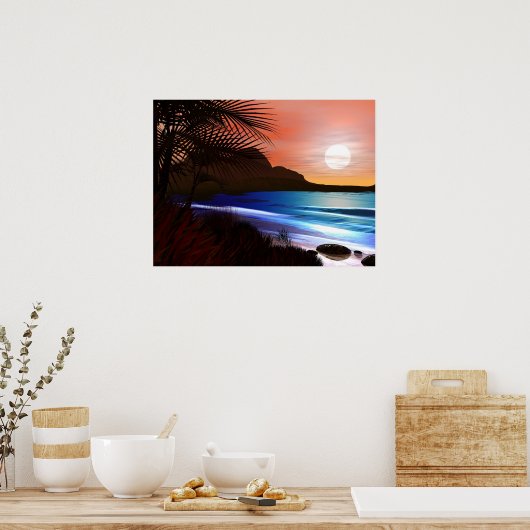 Strand Poster (Küche)