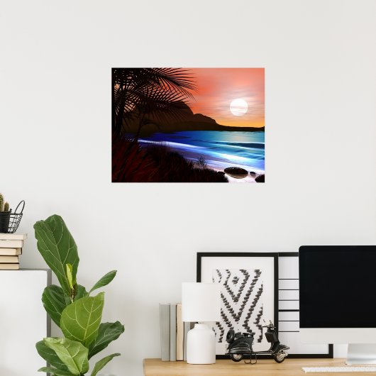 Strand Poster (Heimbüro)