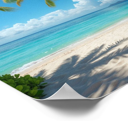 Strand Poster (Ecke)