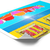 Strand Poster (Ecke)