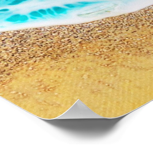 Strand Poster (Ecke)