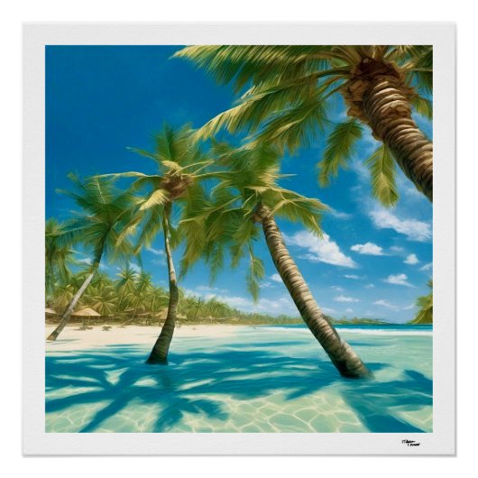 Strand Poster (Vorderseite)