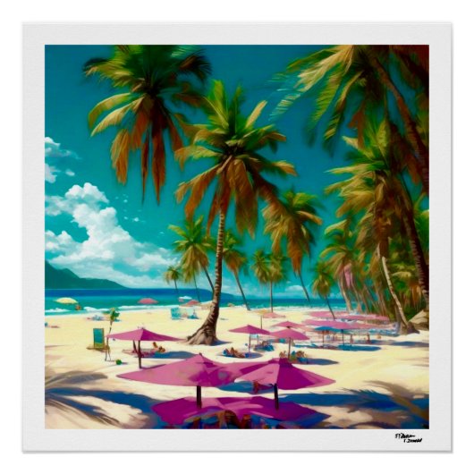 Strand Poster (Vorderseite)