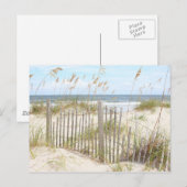 Strand Postkarte (Vorne/Hinten)