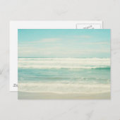 Strand Postkarte (Vorne/Hinten)