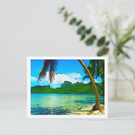 Strand Postkarte (Stehend Vorderseite)