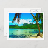 Strand Postkarte (Vorne/Hinten)