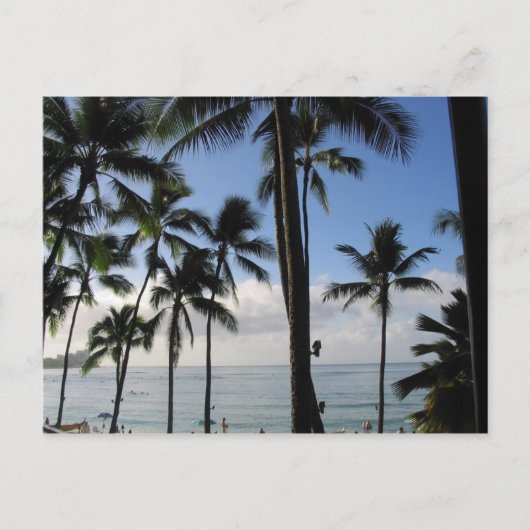 Strand Postkarte (Vorderseite)