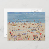 Strand Postkarte (Vorne/Hinten)