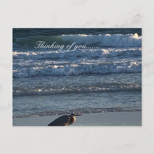 Strand Postkarte (Vorderseite)