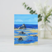 Strand Postkarte (Stehend Vorderseite)