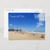 Strand Postkarte (Vorne/Hinten)