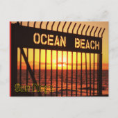 Strand Postkarte (Vorderseite)