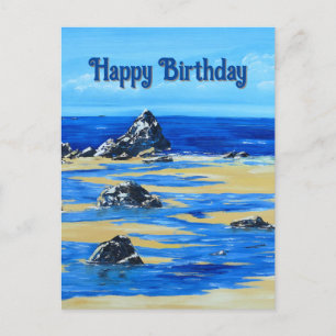 Strand Postkarte