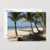 Strand Postkarte (Vorne/Hinten)