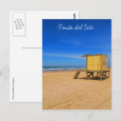 Strand Postkarte (Vorne/Hinten)