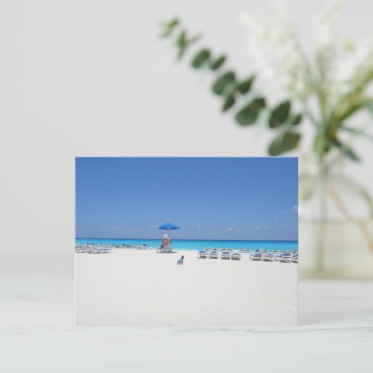 Strand Postkarte (Stehend Vorderseite)