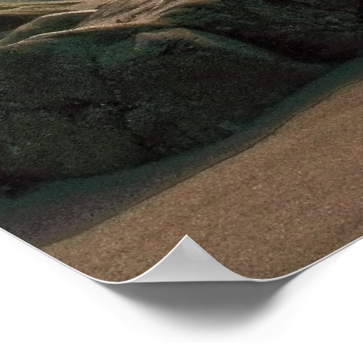 Strand Print Poster (Ecke)