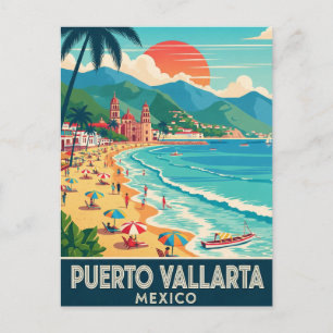 Strand Puerto Vallarta Mexiko Reisen Postkarte