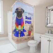 Strand-Puggy Duschvorhang (Beispiel)