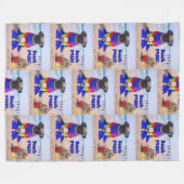 Strand Puggy Fleecedecke (Vorderseite (Horizontal))