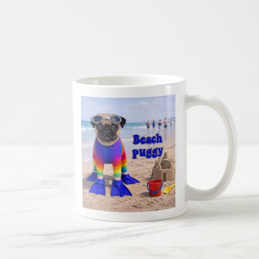 Strand Puggy Kaffeetasse (Rechts)