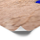 Strand-Puggy Poster (Ecke)