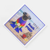 Strand-Puggy Serviette (Ecke)