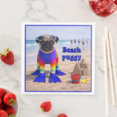 Strand-Puggy Serviette (Beispiel)