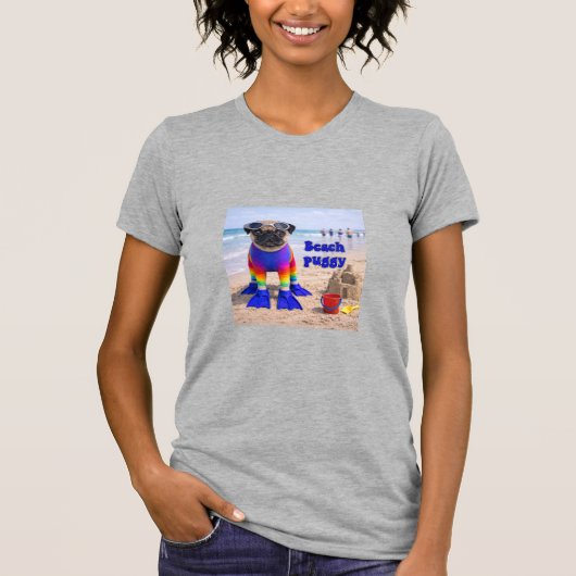 Strand Puggy T-Shirt (Vorderseite)