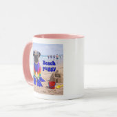 Strand-Puggy Tasse (Vorderseite Links)
