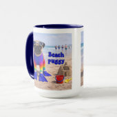 Strand-Puggy Tasse (Vorderseite Links)