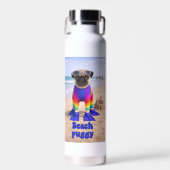 Strand-Puggy Trinkflasche (Vorne)