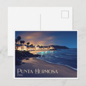 Strand Punta Hermosa Peru Postkarte (Vorne/Hinten)
