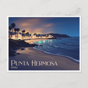Strand Punta Hermosa Peru Postkarte
