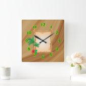 Strand Quadratische Wanduhr (Zuhause)