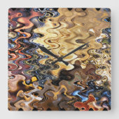 STRAND QUADRATISCHE WANDUHR (Vorderseite)