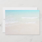 Strand Rettet das Datum Sanddollar Ankündigung (Rückseite)