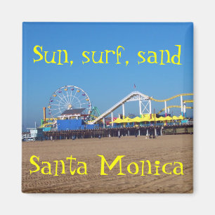 Strand-Riesenrad Santa Monica, Kalifornien Pier Magnet