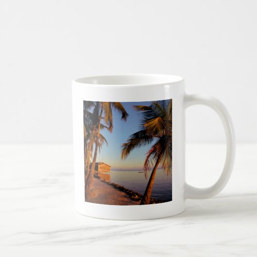 Strand Roatan Honduras Kaffeetasse (Rechts)