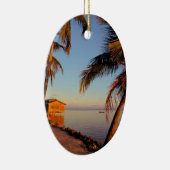 Strand Roatan Honduras Keramikornament (Rechts)