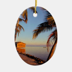 Strand Roatan Honduras Keramikornament