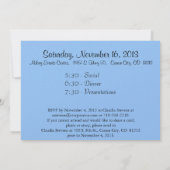 Strand-Ruhestands-Einladung Einladung (Rückseite)